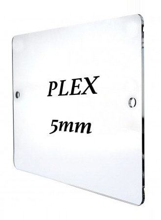 Targa Plex 13X8 cm