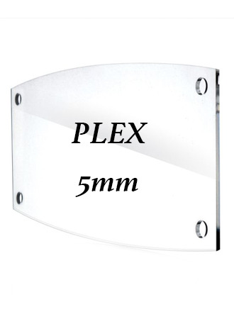 Targa Plex ELL 40X23 cm